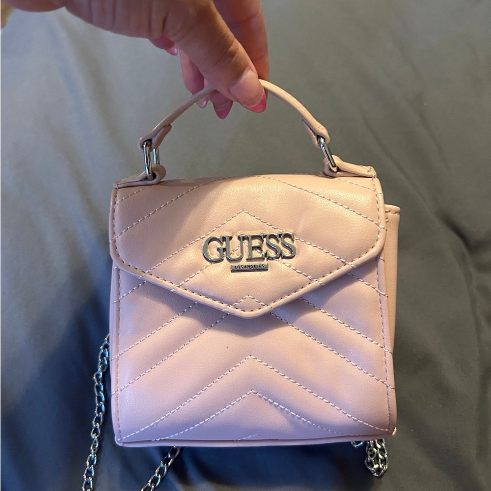 GUESS Pink Quilted Women's Bag